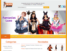 Tablet Screenshot of fantasiascriativas.com.br